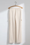 Women's Organic Cotton Double Faced Luxe Cargo Trousers