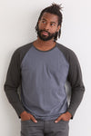 Men's Organic Cotton Raglan Long Sleeve T-Shirt