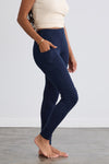 Women's Organic 100% Cotton Seamed Leggings with Pockets