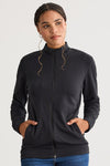 Women's Organic Cotton French Terry Full Zip Jacket
