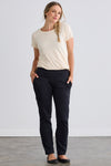 Women's Organic Cotton Double Faced Luxe Cargo Trousers