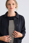 Women’s Organic Cotton Double Knit Luxe Shirt Jacket