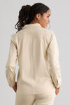 Women’s Organic Cotton Double Knit Luxe Shirt Jacket