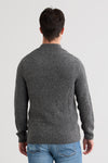 Men's Baby Alpaca Quarter Zip Pullover Sweater