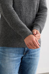 Men's Baby Alpaca Quarter Zip Pullover Sweater