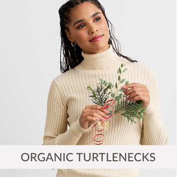 organic cotton turtlenecks