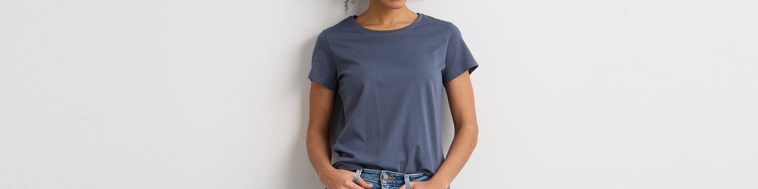 womens relaxed fit organic t-shirts