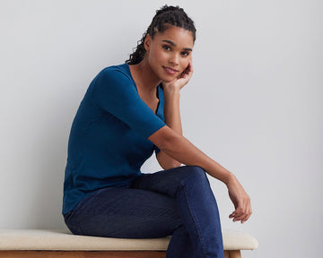 half sleeve tees and tops