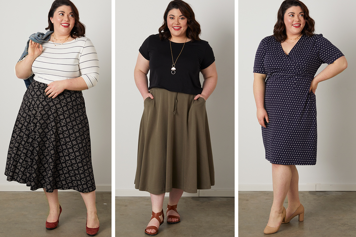 Katrina in the SS20 Fair Indigo Collection